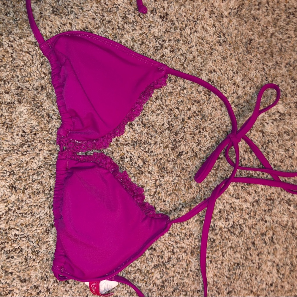 🦋 Purple bikini top!